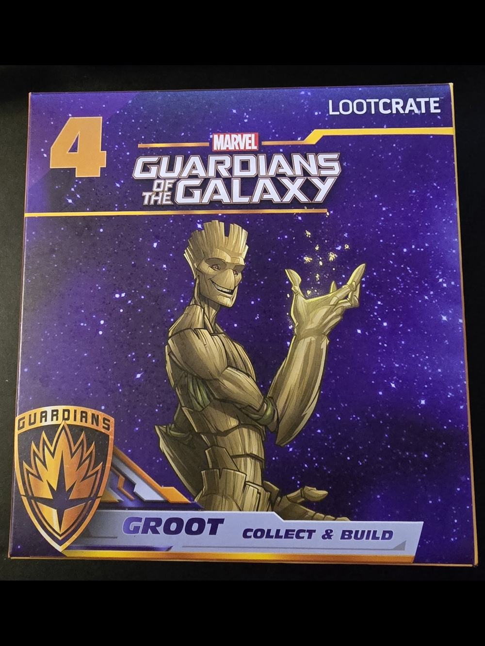 Loot Crate Marvel Guardians of the Galaxy Groot Figure Collect & Build #4 2021